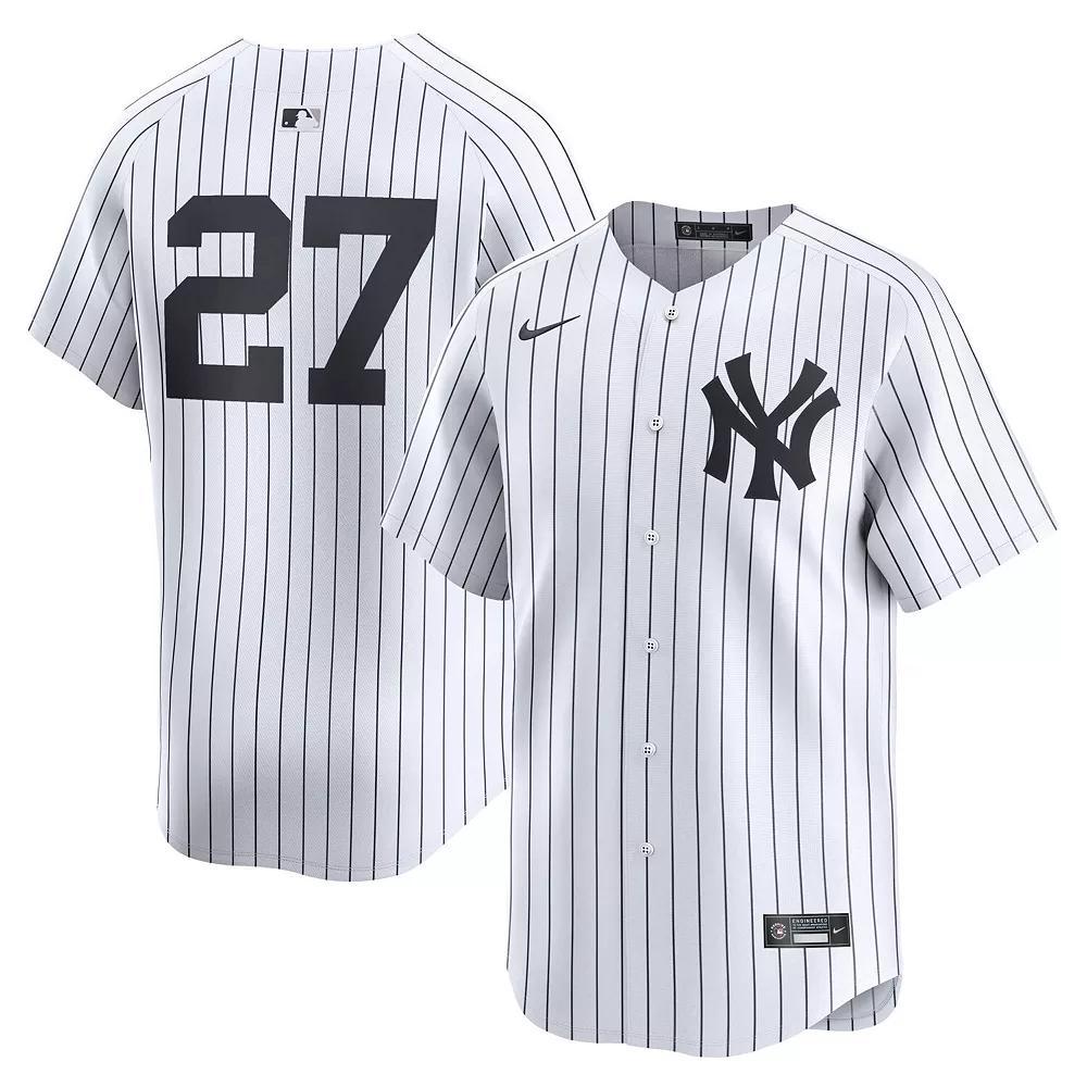 Men's Nike Giancarlo Stanton White New York Yankees Home Limited Player Jersey, Size: 2XL Product Image