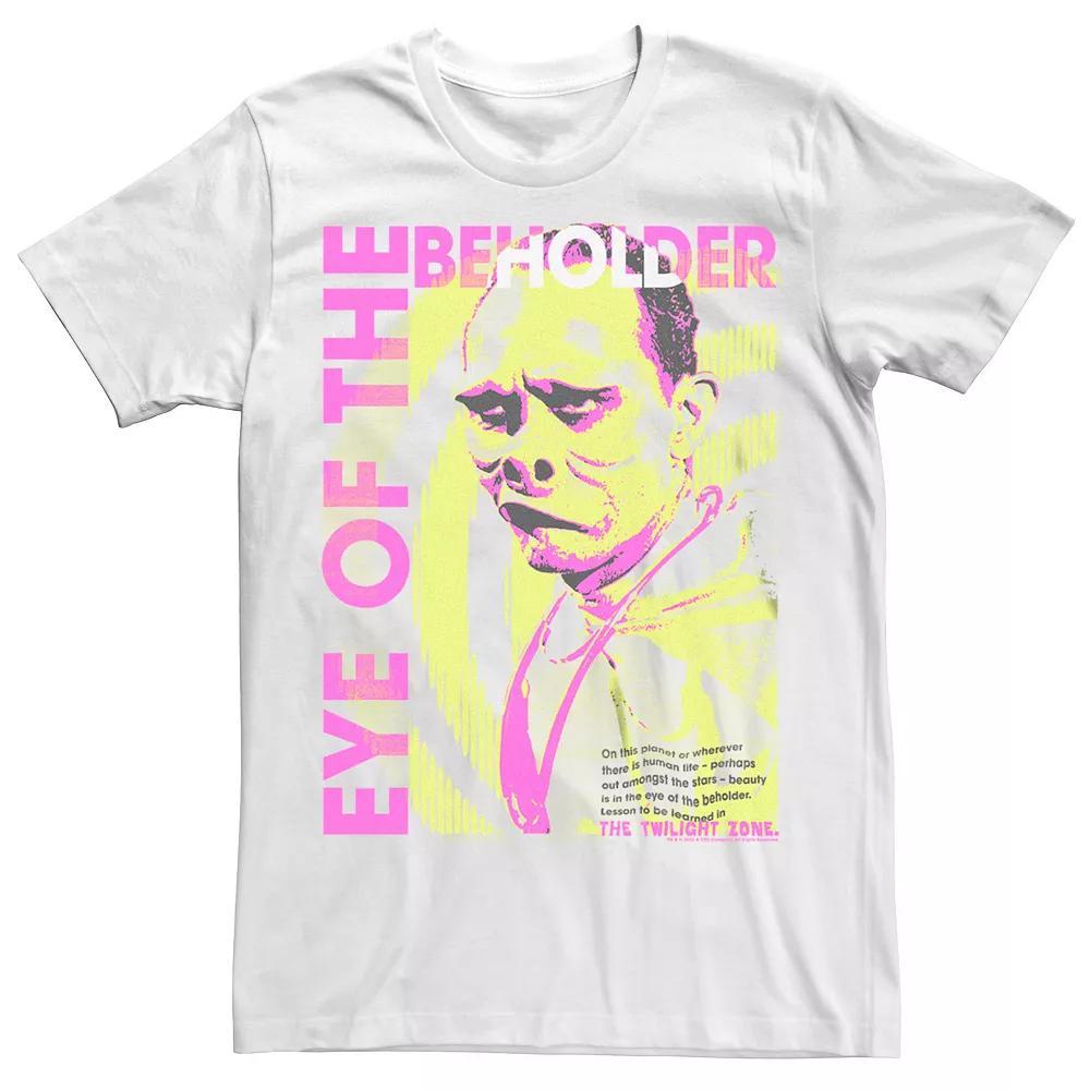 Men's The Twilight Zone Eye Of The Be Holder Tee, Size: XXL, White Product Image