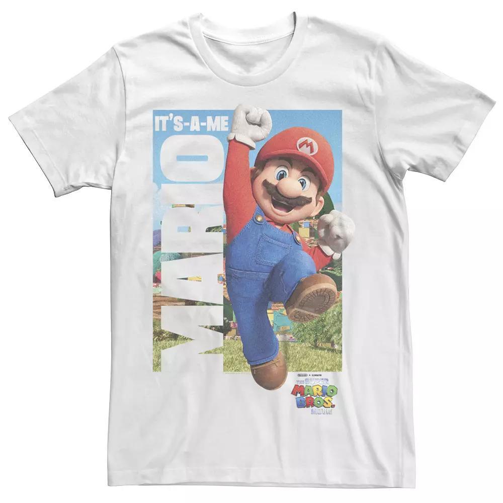 Men's The Super Mario Bros. Movie Iconic Phrase Graphic Tee, Size: Large, White Product Image