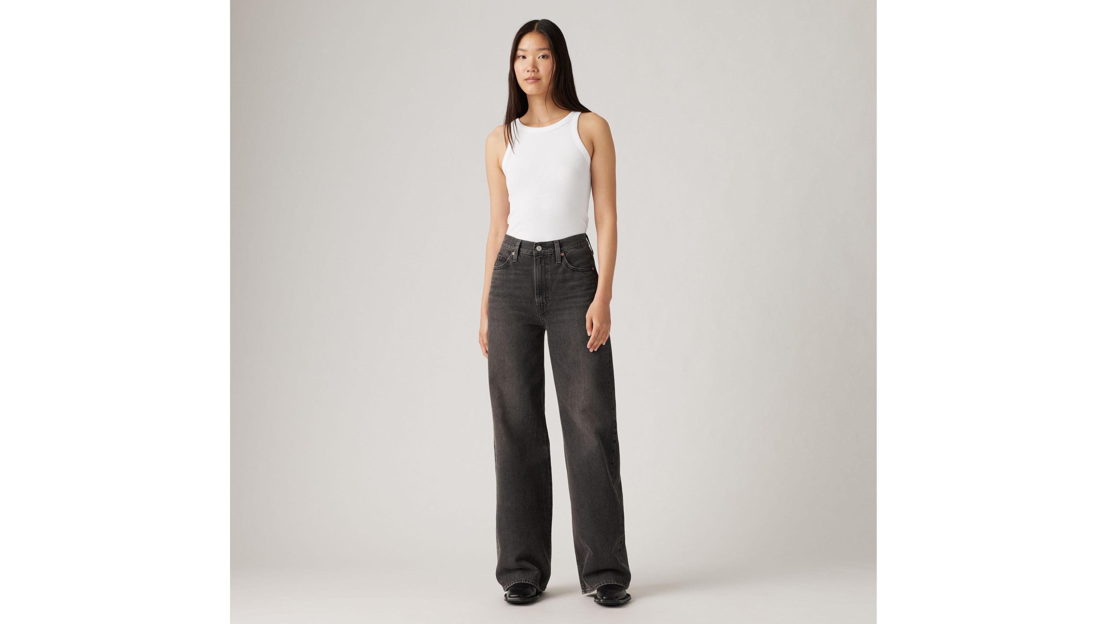 Ribcage Wide Leg Corduroy Women's Jeans Product Image