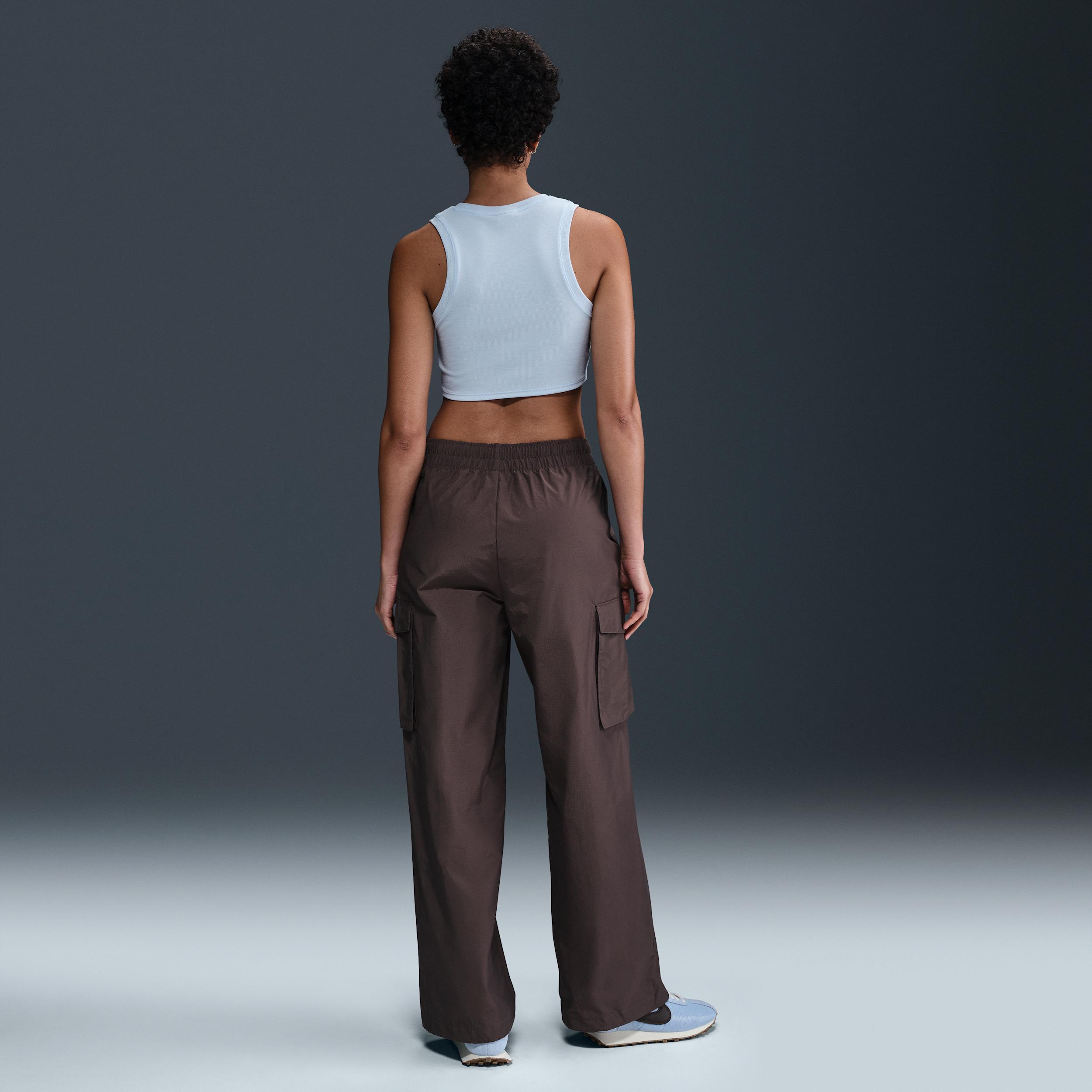 Nike Sportswear Chill Knit Women's Tight Cropped Mini-Rib Tank Top Product Image