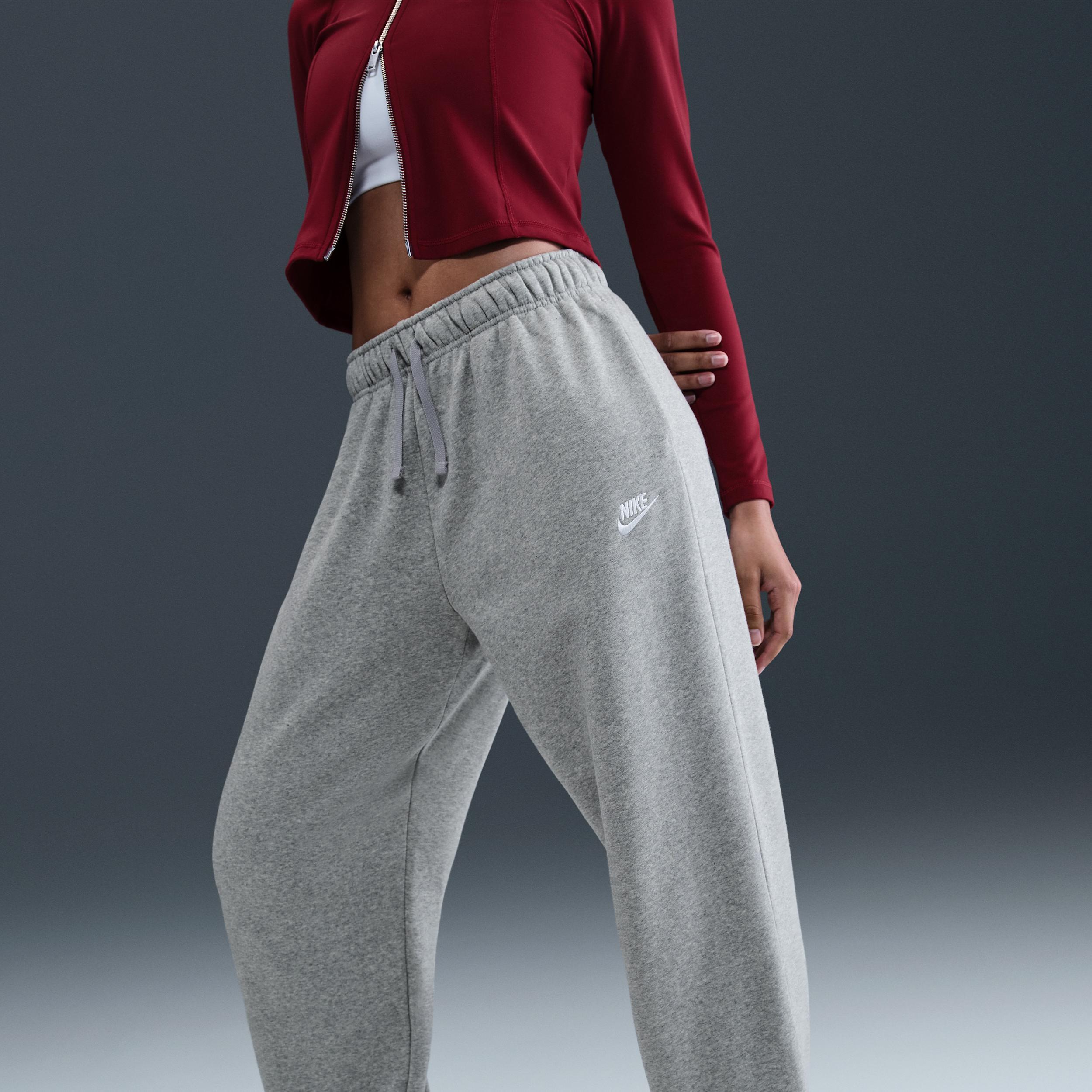 Women's Nike Sportswear Oversized Club Fleece Sweatpants, Size: XXL, Gray Grey Product Image