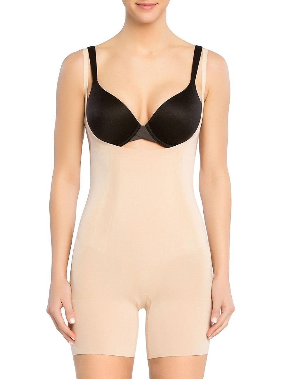 Spanx OnCore Open-Bust Mid-Thigh Bodysuit Product Image