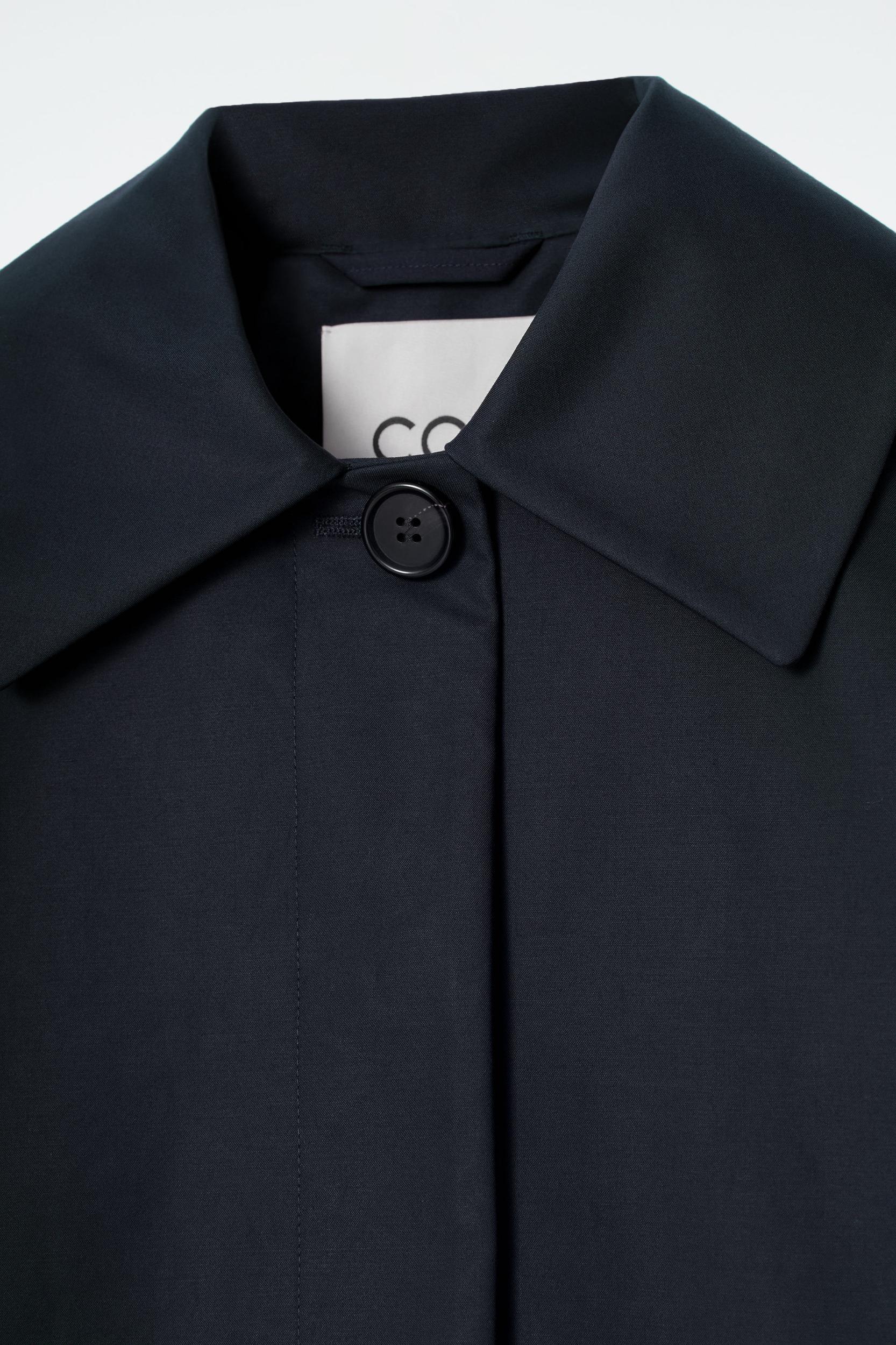 COLLARED COTTON CAR JACKET Product Image