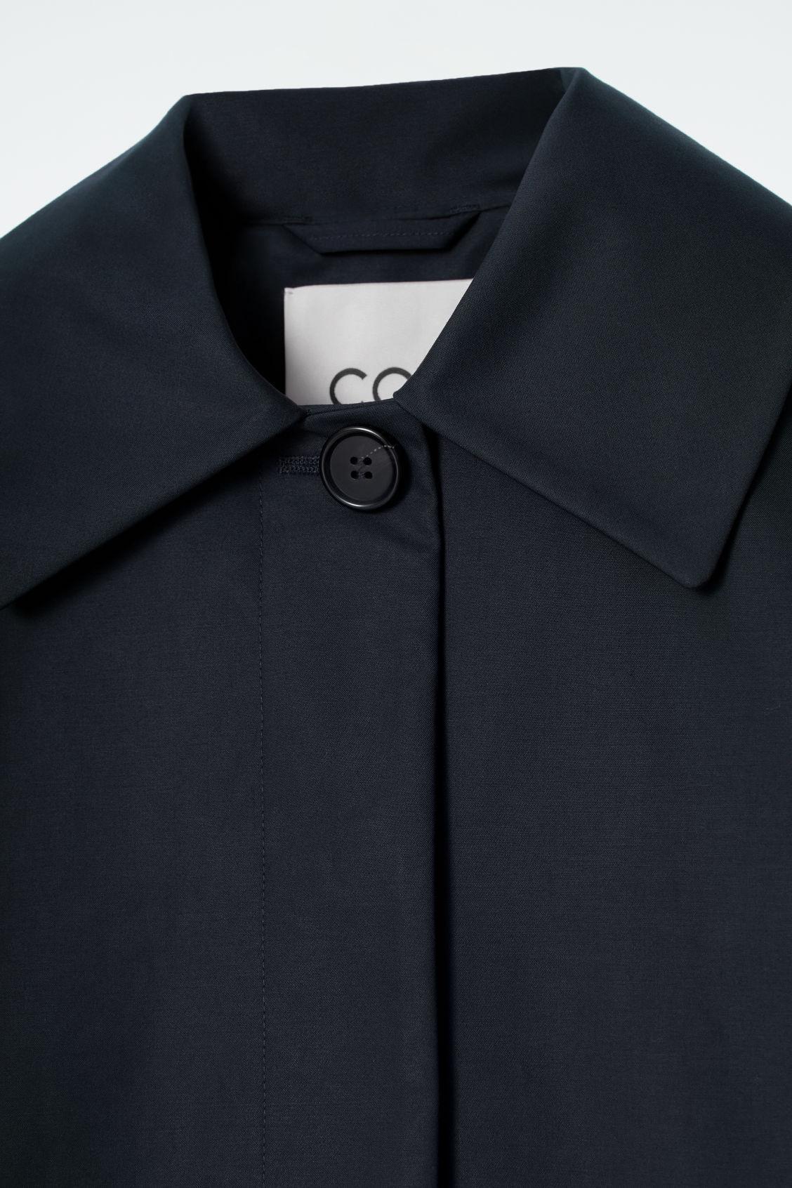 COLLARED COTTON CAR JACKET Product Image