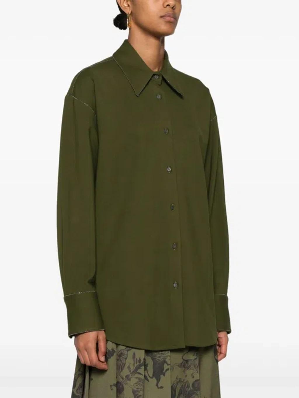 FABIANA FILIPPI Bead-embellished Shirt In 6157 Product Image