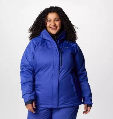 Plus Size Columbia Snowy Summit Insulated Jacket, Women's, Size: 3XL, Clematis Blue Product Image