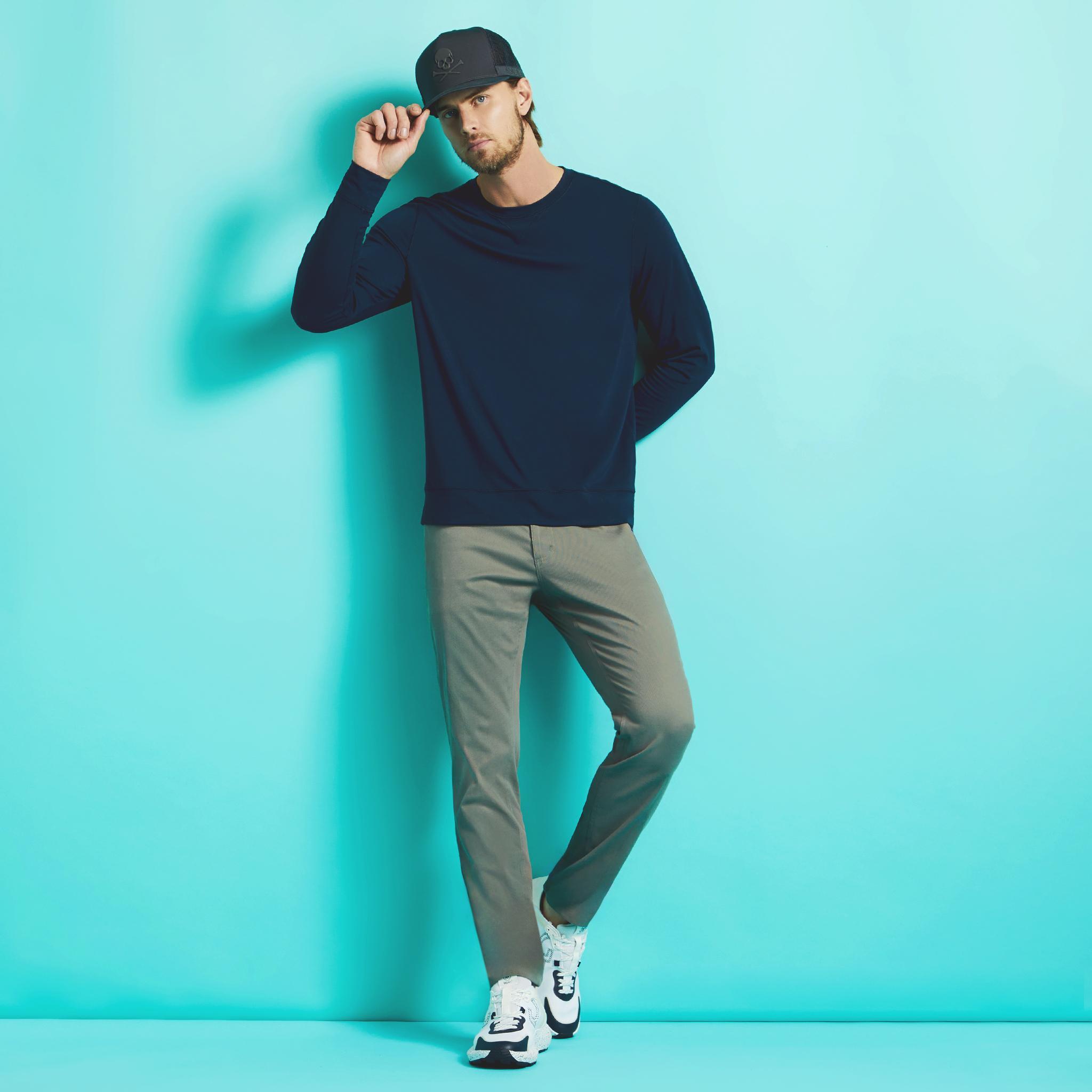 COTTON 5 POCKET STRAIGHT LEG PANT Product Image