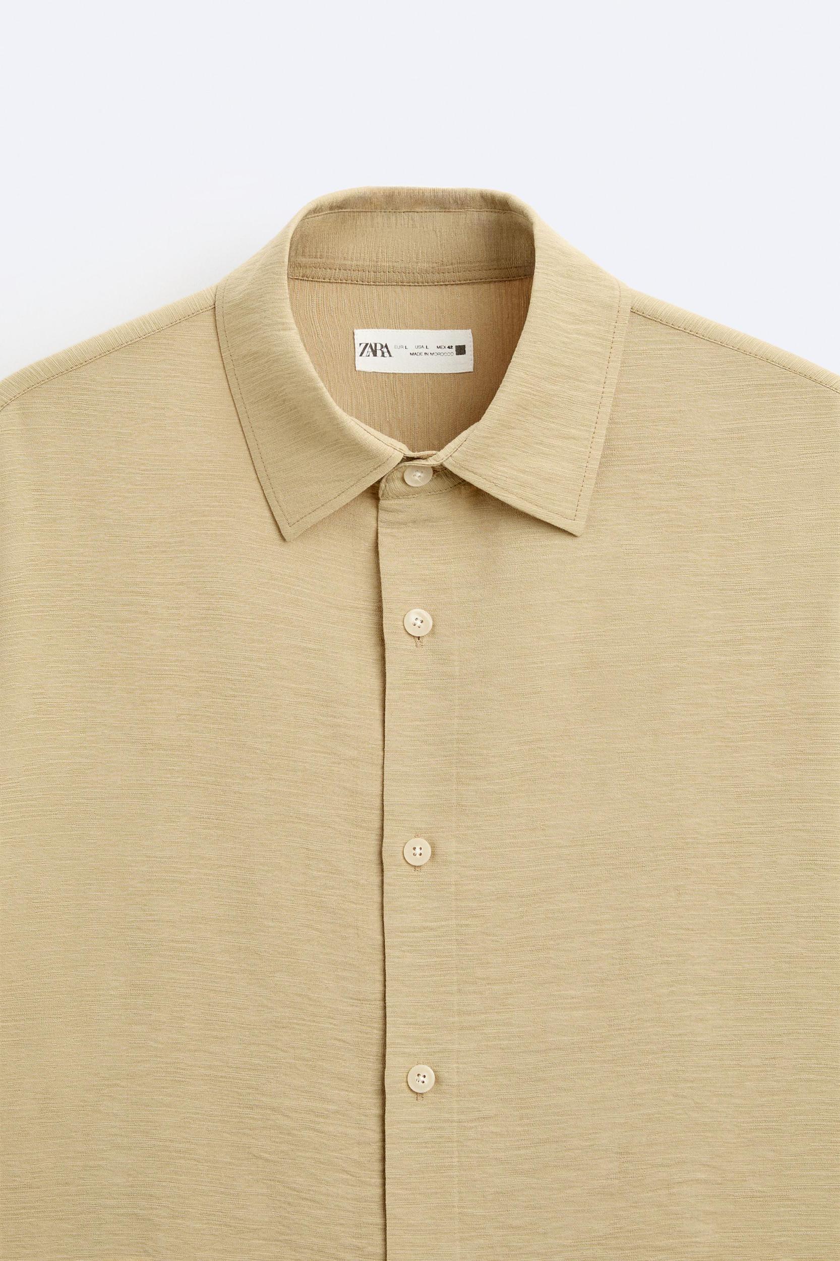 STRUCTURED VISCOSE BLEND SHIRT Product Image