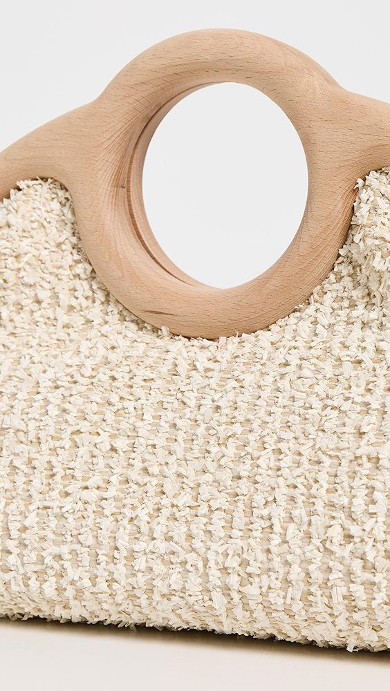 ALEXIS Sloane Raffia Frame Clutch | Shopbop Product Image