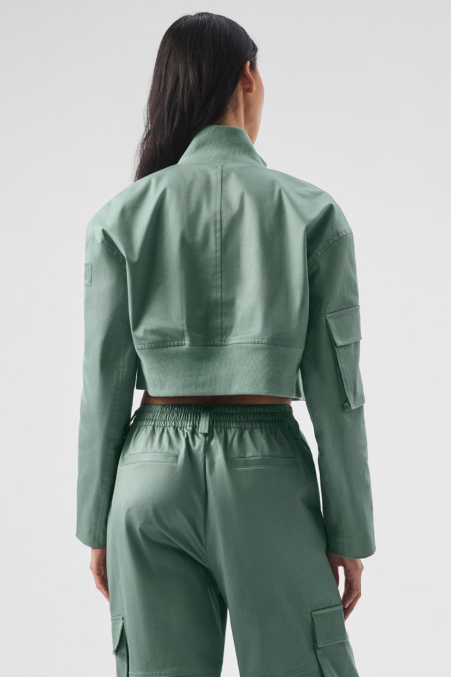 Night Out Cargo Jacket - Botanical Green Product Image