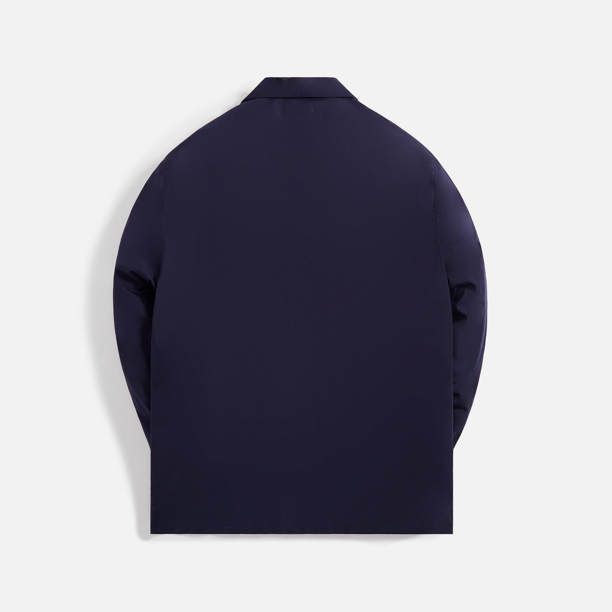 Tekla Poplin Pajama Shirt - True Navy Male Product Image