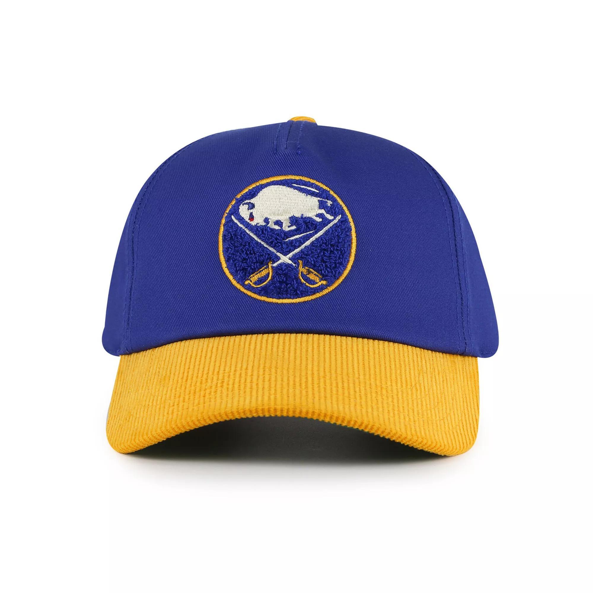 Mens American Needle Royal/Gold Buffalo Sabres Burnett Adjustable Hat Product Image
