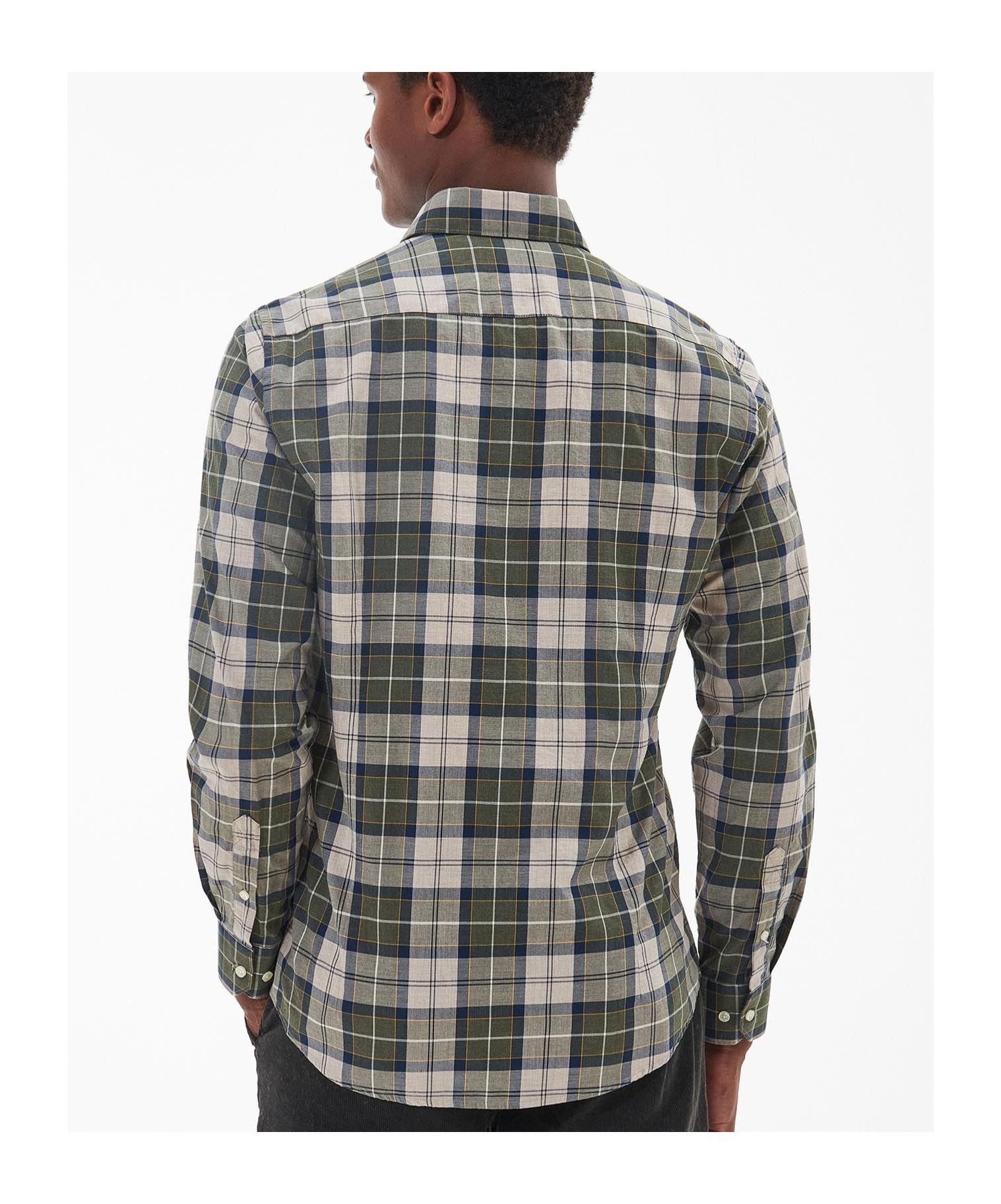 BARBOUR Plaid-check Pattern Shirt In Black Product Image
