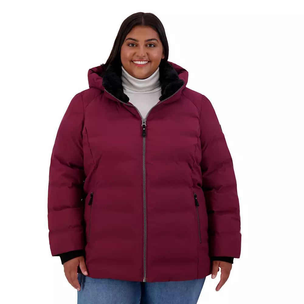 Plus Size ZeroXposur Holly Quilted Jacket, Women's, Size: 2XL, Black Product Image