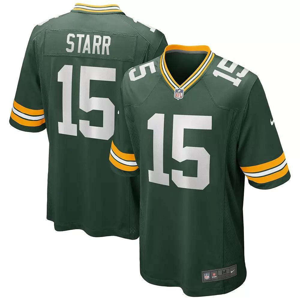 Men's Nike Bart Starr Green Green Bay Packers Game Retired Player Jersey, Size: 3XL Product Image