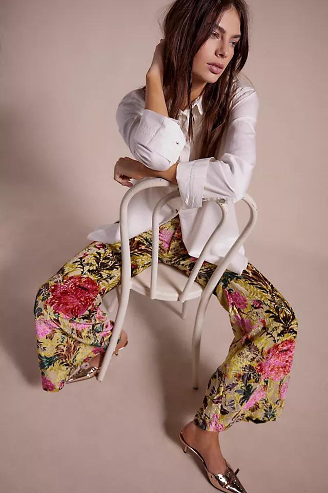 Night Sky Burnout Velvet Pants Product Image