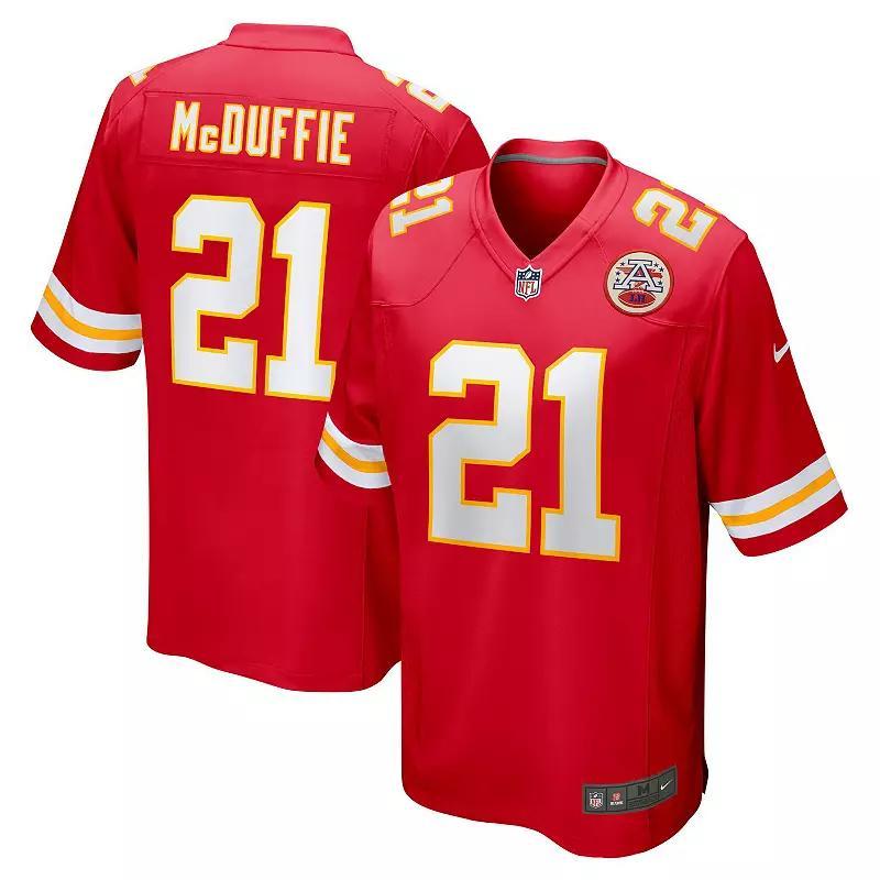 Men's Nike Rashee Rice Red Kansas City Chiefs Game Jersey, Size: 3XL Product Image