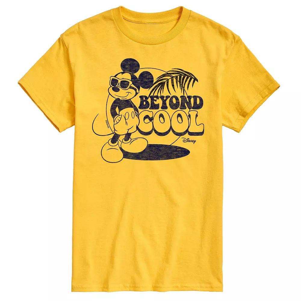 Disneys Mickey Mouse Mens Beyond Cool Graphic Tee Ivory Product Image
