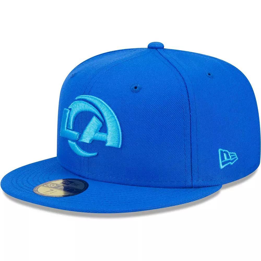 Men's New Era Royal Los Angeles Rams Monocamo 59FIFTY Fitted Hat, Size: 7 1/4, Blue Product Image