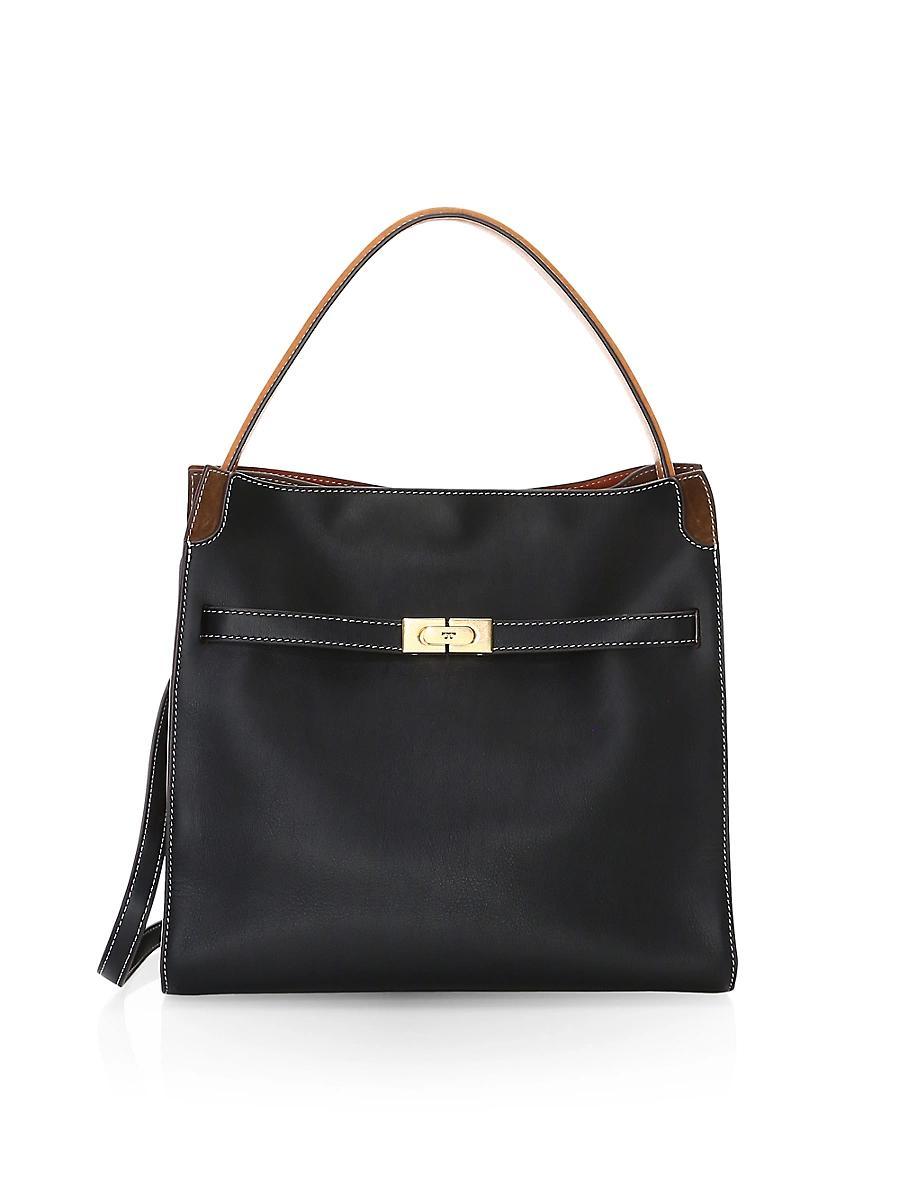 Womens Large Lee Radziwill Leather Top Handle Bag Product Image
