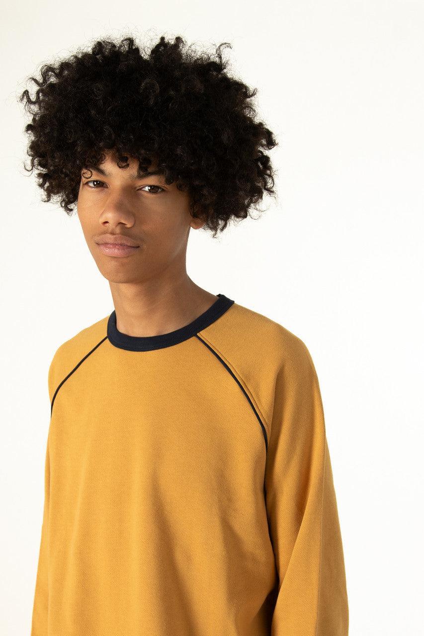 Honey Mustard Piping Sweatshirt Product Image