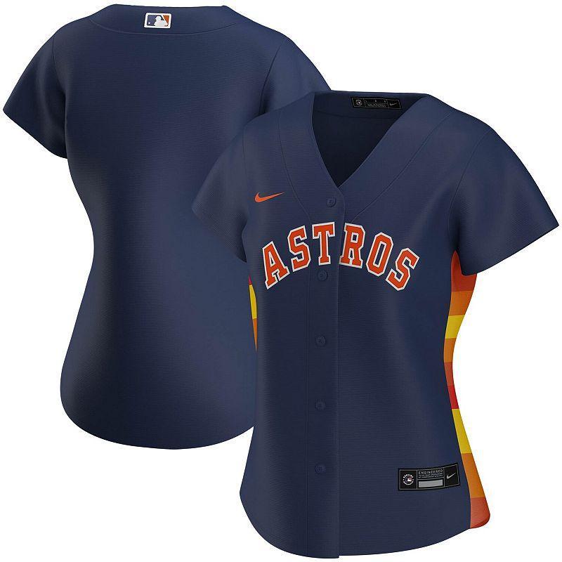 Women's Nike Navy Cleveland Guardians Alternate Official Replica Jersey, Size: Medium, Grd Blue Product Image