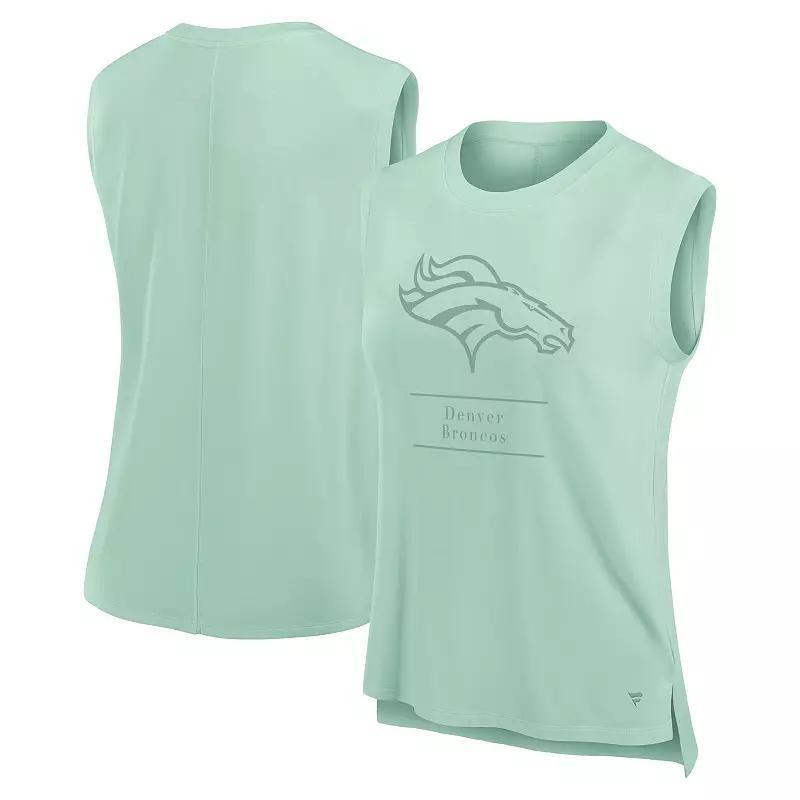 Womens Fanatics Mint Denver Broncos Studio Embrace Tank Top Product Image