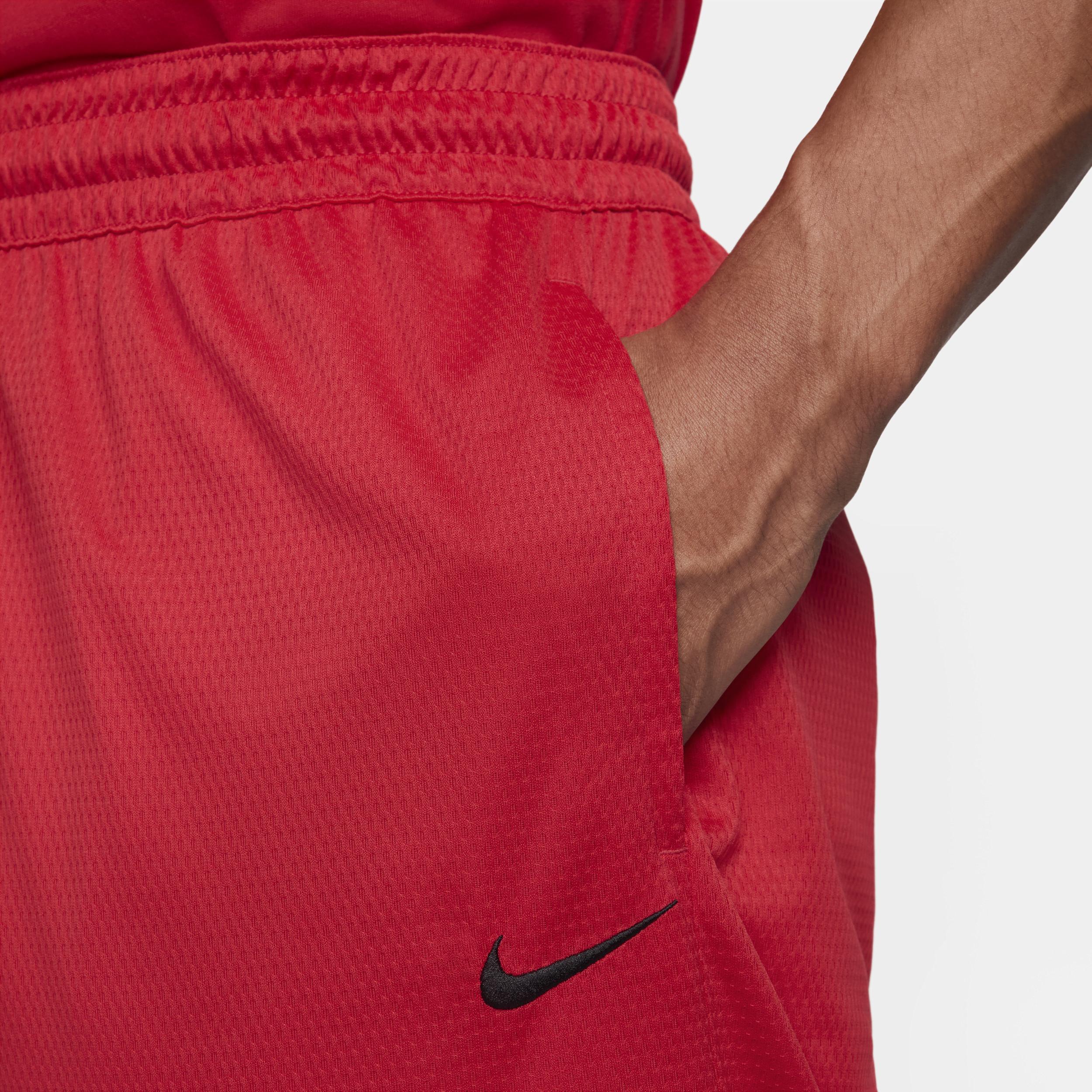 Men's Nike Dri-FIT Icon 11-in. Basketball Short, Size: Medium, University Red Black Product Image