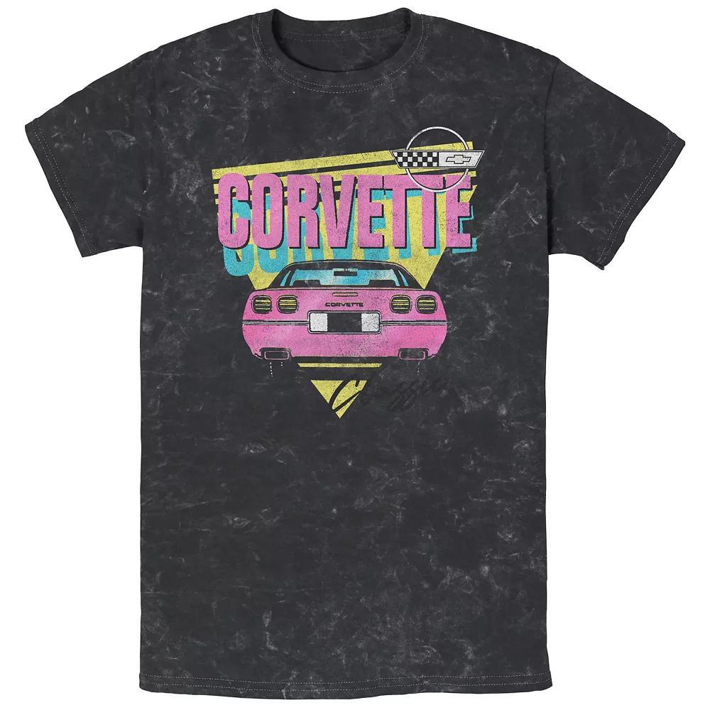 Men's Chevrolet Camaro Mineral Wash Graphic Tee, Size: Medium, Black Product Image