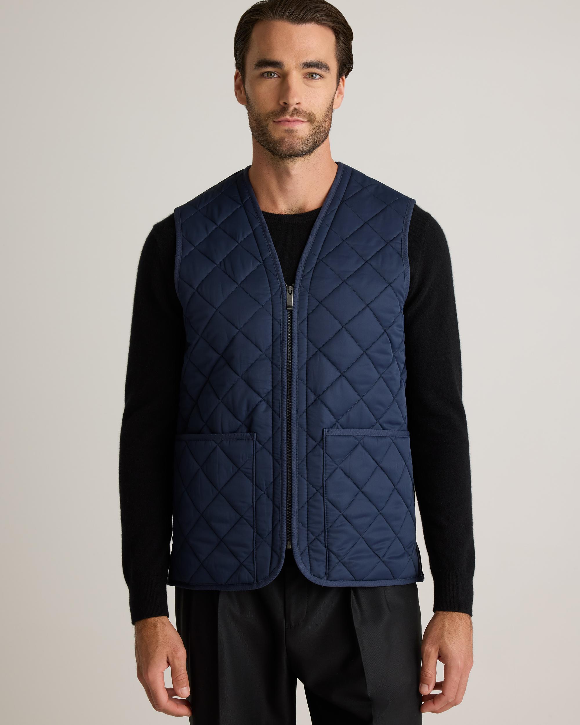 Quince | Men's Featherless Quilted Fleece-Lined Liner Vest Size XL, Nylon Product Image
