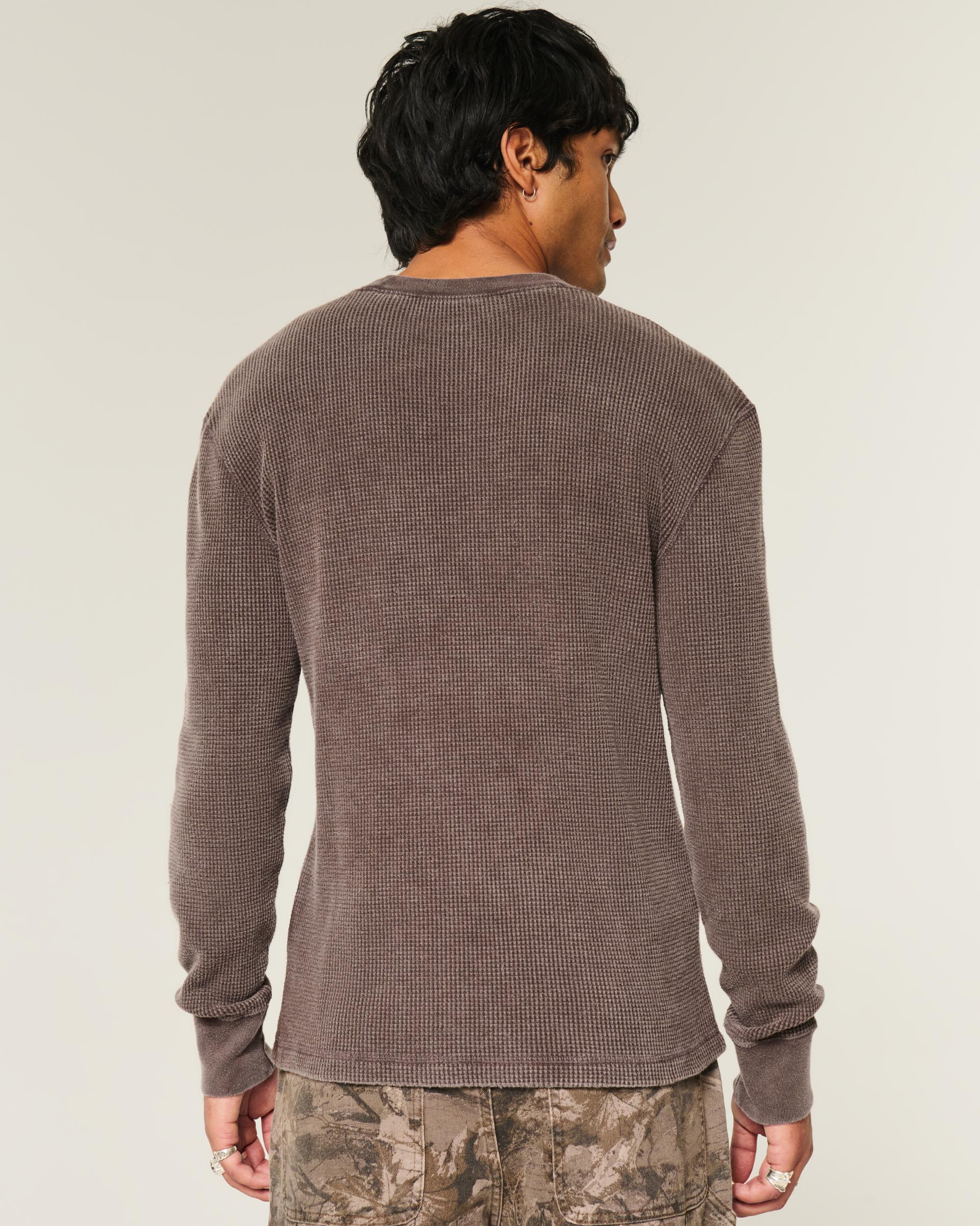 Long-Sleeve Thermal Crew T-Shirt Product Image