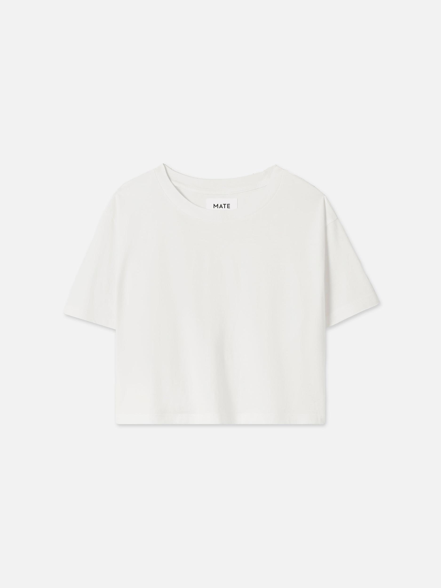 Organic Cotton Relaxed Crop Tee Female Product Image