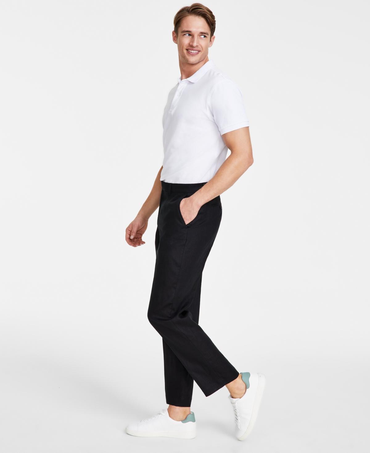 Nautica Mens Modern-Fit Linen Dress Pants Product Image