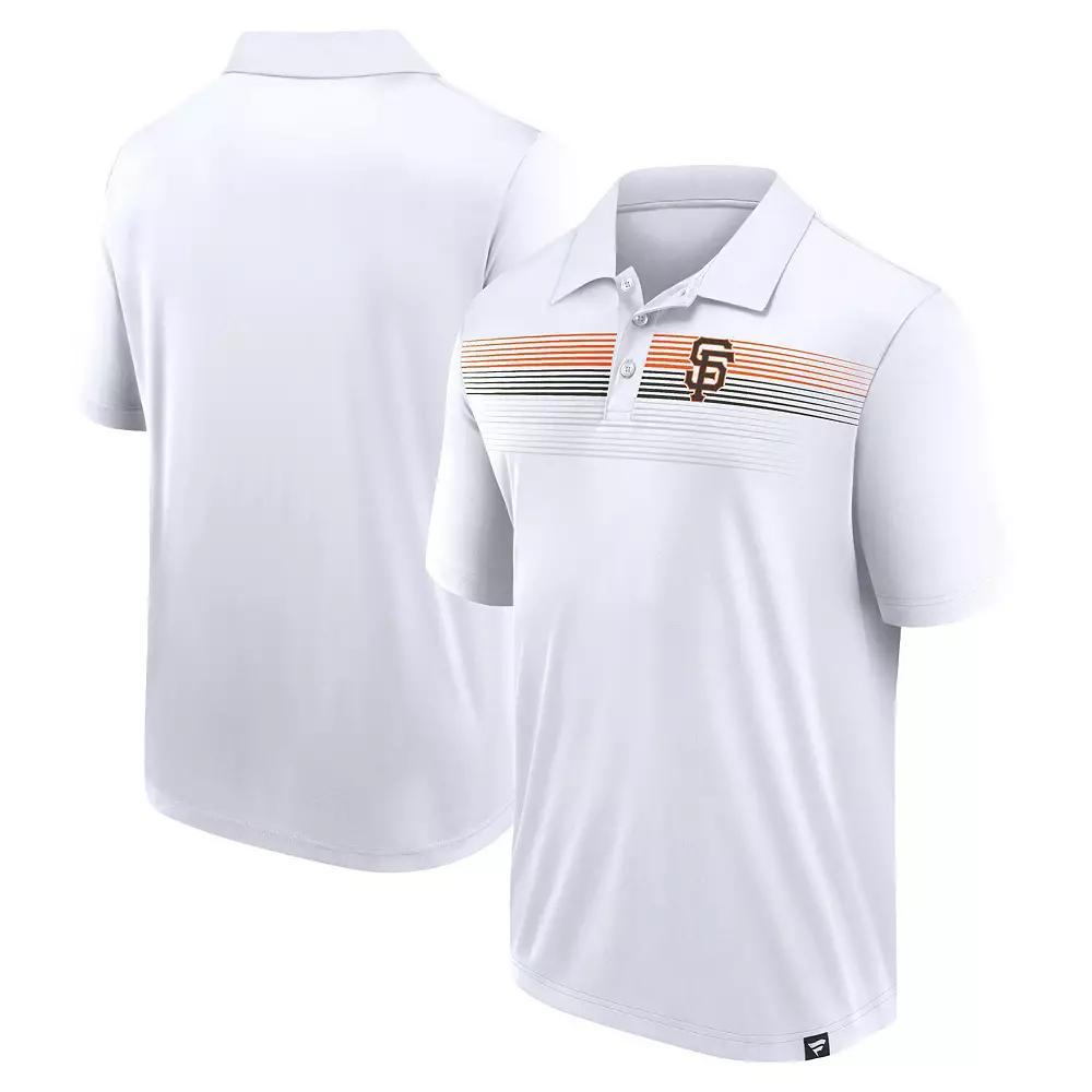 Men's Fanatics White San Francisco Giants Victory For Us Interlock Polo, Size: XL Product Image