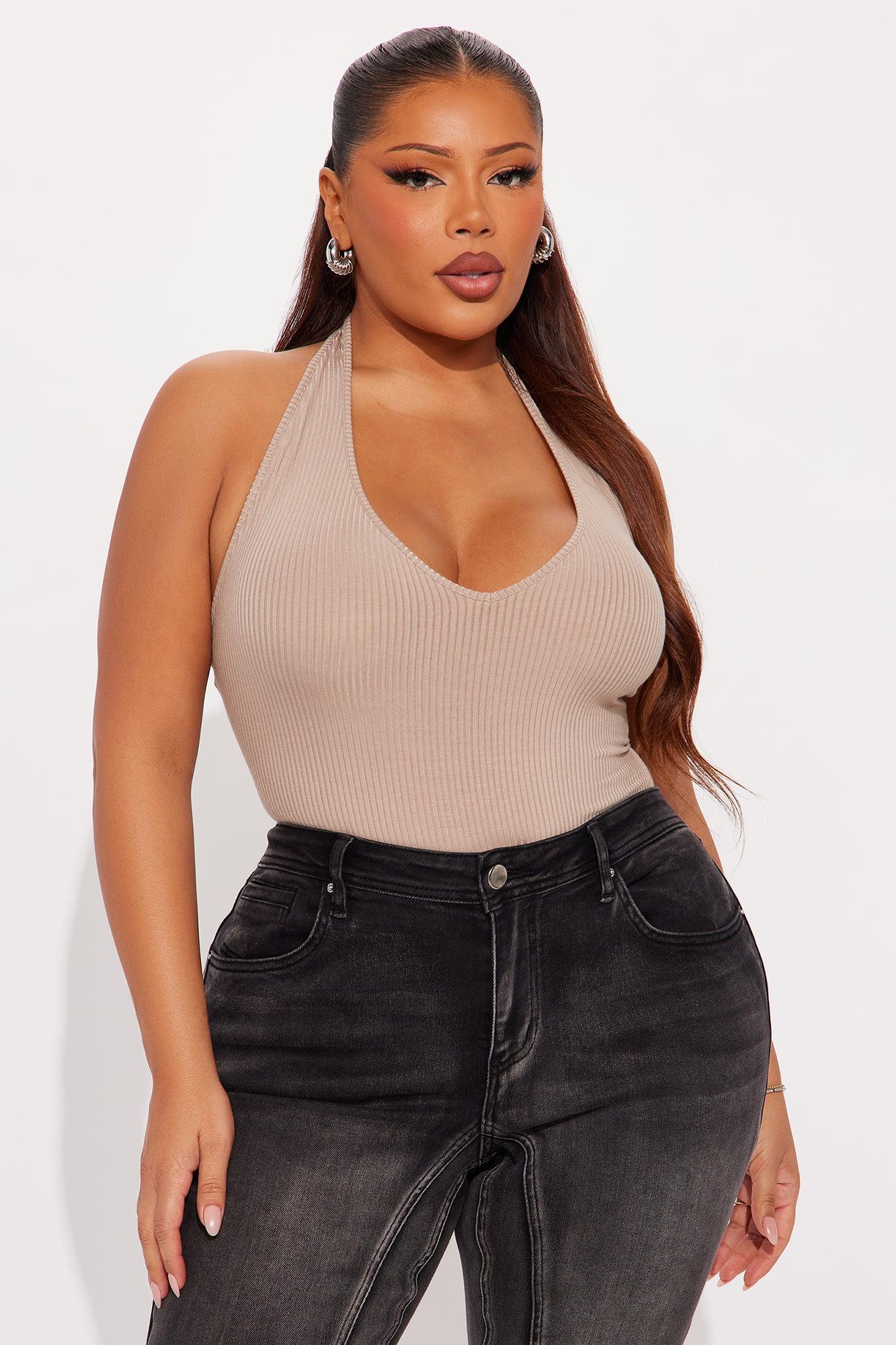 Karol Halter Bodysuit - Taupe Product Image