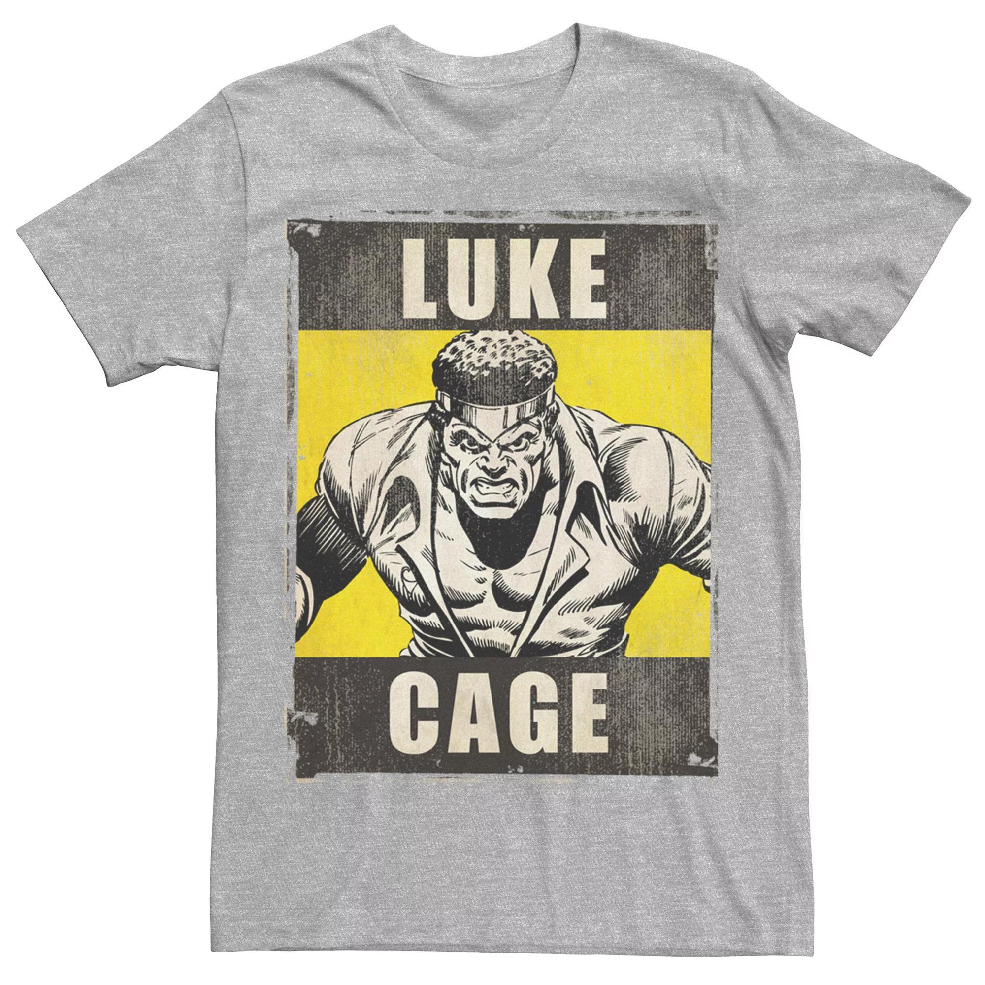 Men's Marvel Luke Cage Retro Graphic Tee, Size: XXL, Athletic Grey Product Image