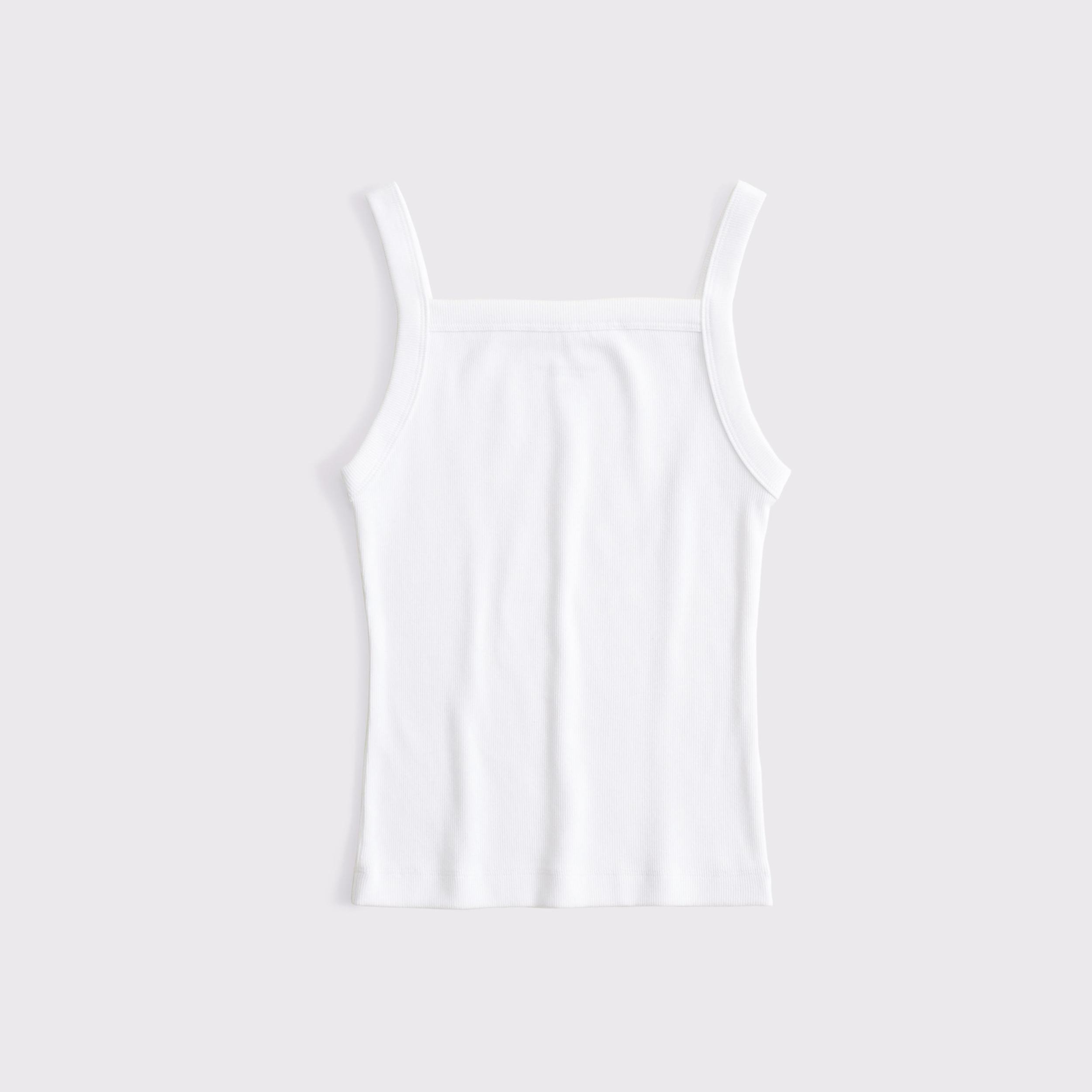 Straight Neck Rib Tank Product Image