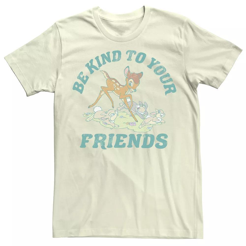 Disney's Bambi Be Kind To Your Friends Men's Tee, Size: XL, Natural Product Image