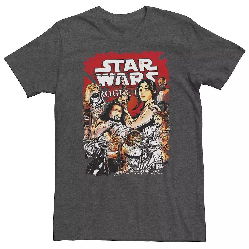 Men's Supernatural Group Shot Fiery Frame Tee, Size: 3XL, Black Product Image