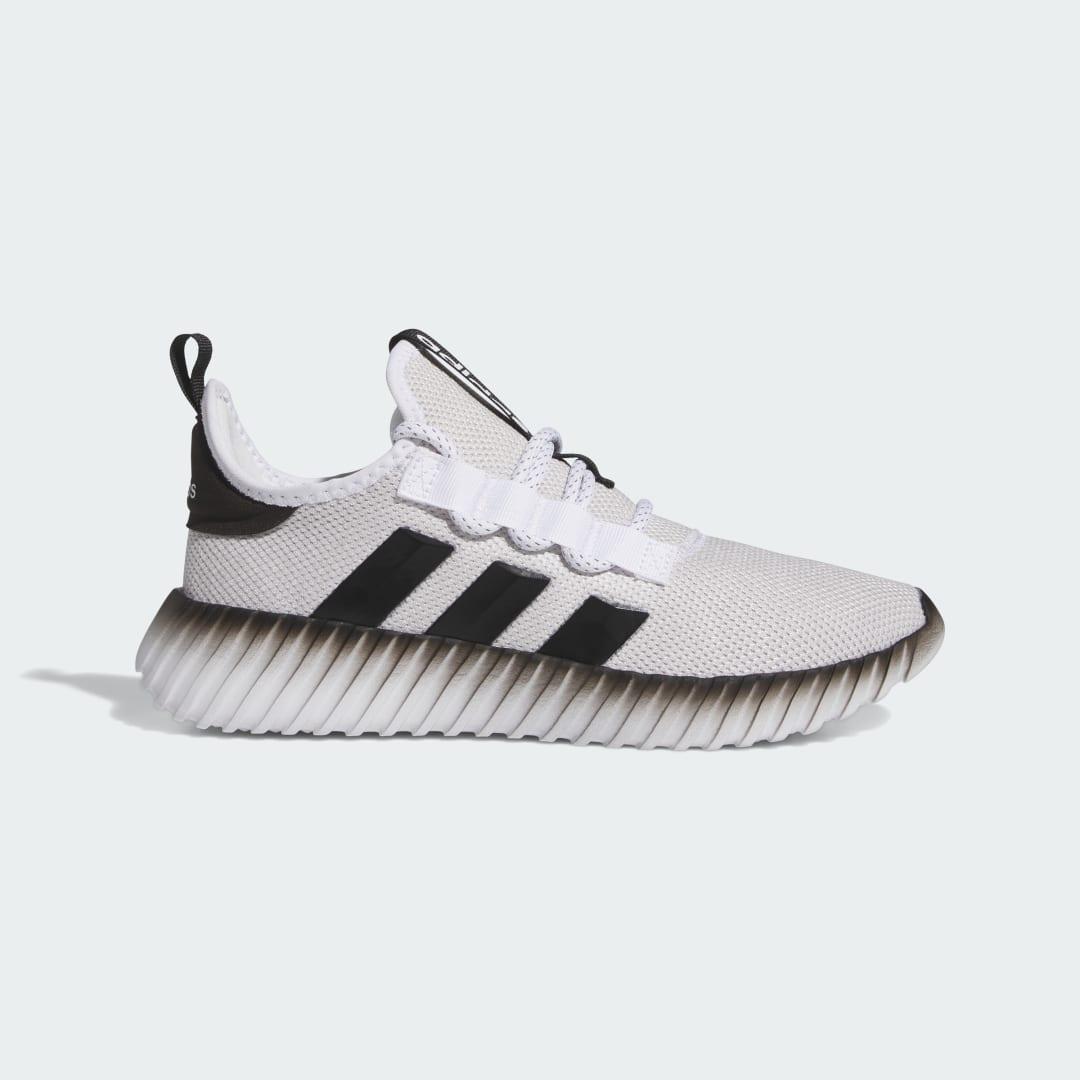 adidas Kaptir 3.0 3-Stripe Men's Running Shoes, Size: 13, White Black Gray Product Image