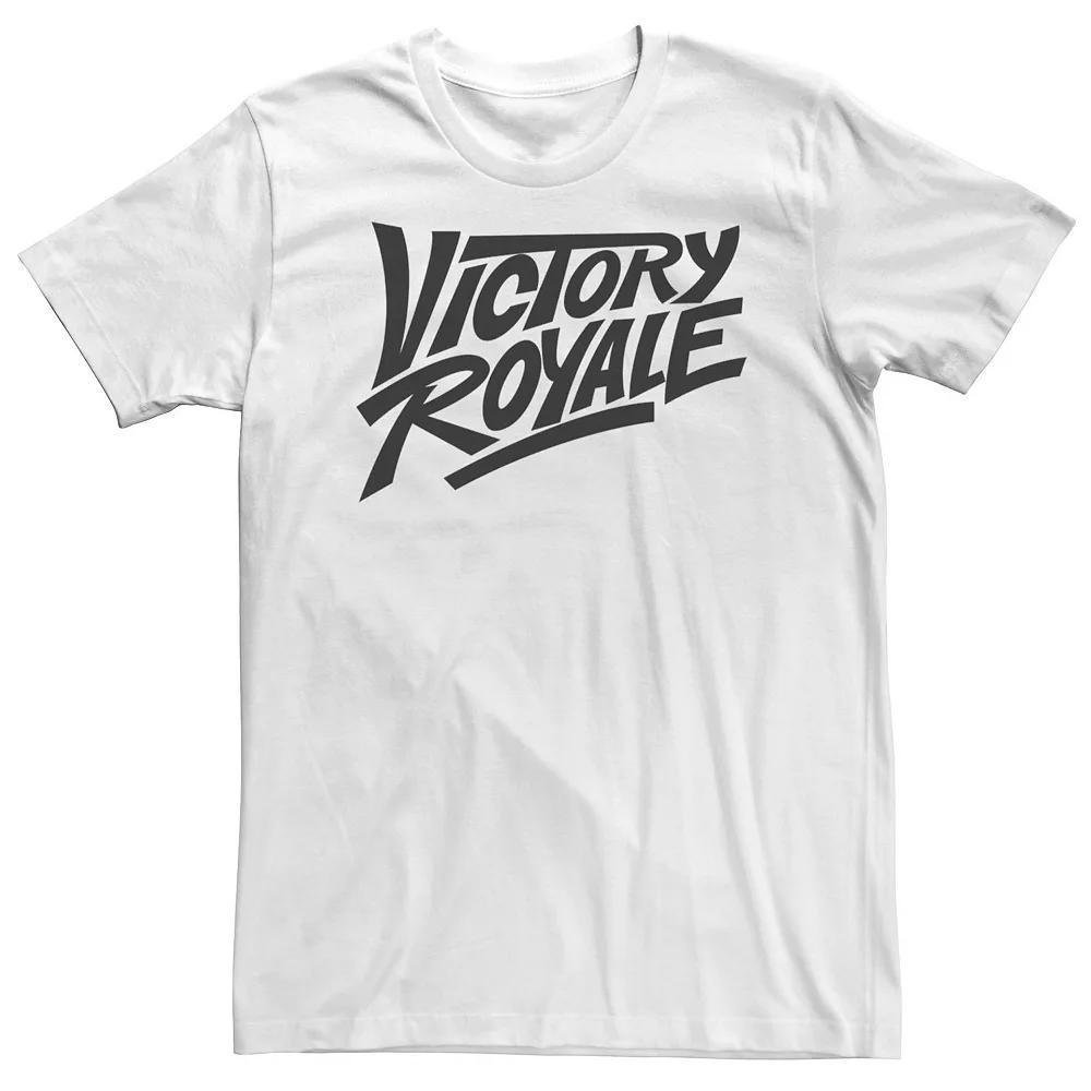 Big & Tall Fortnite Victory Royale Gradient Logo Tee, Men's, Size: 4XL, White Product Image
