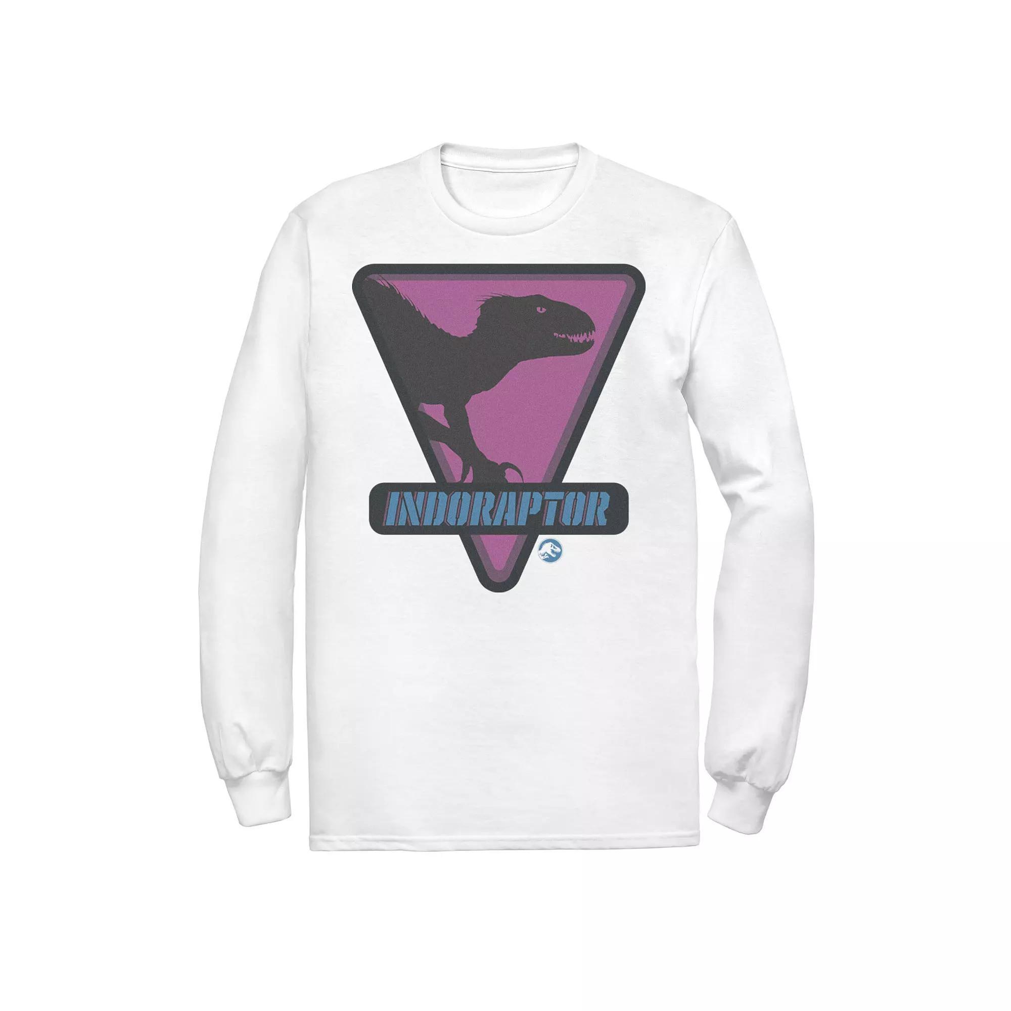 Men's Jurassic World Indoraptor Silhouette Tee, Size: XL, White Product Image