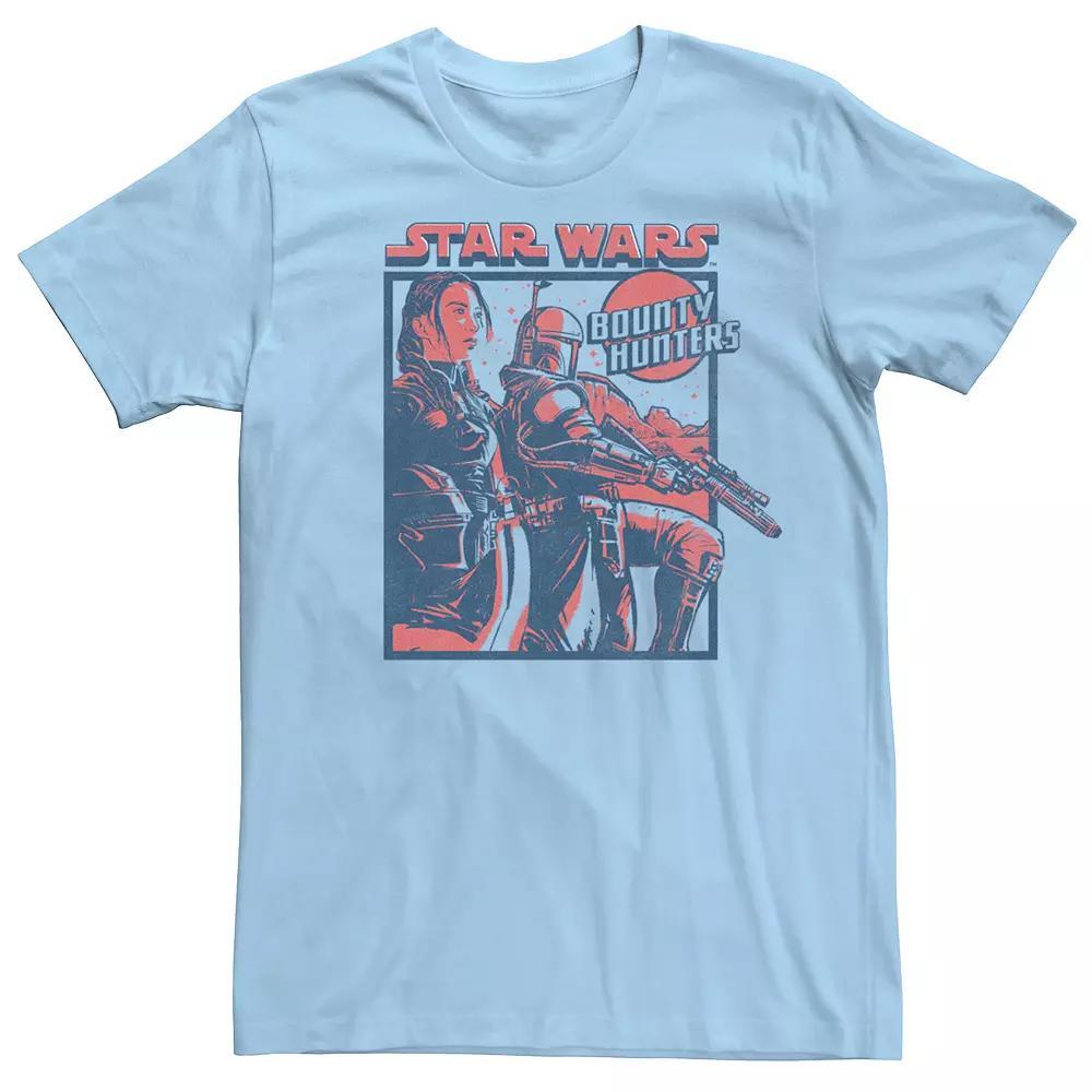 Men's Star Wars Boba Fett Bounty Hunters Team Shot Tee, Size: XXL, Light Blue Product Image