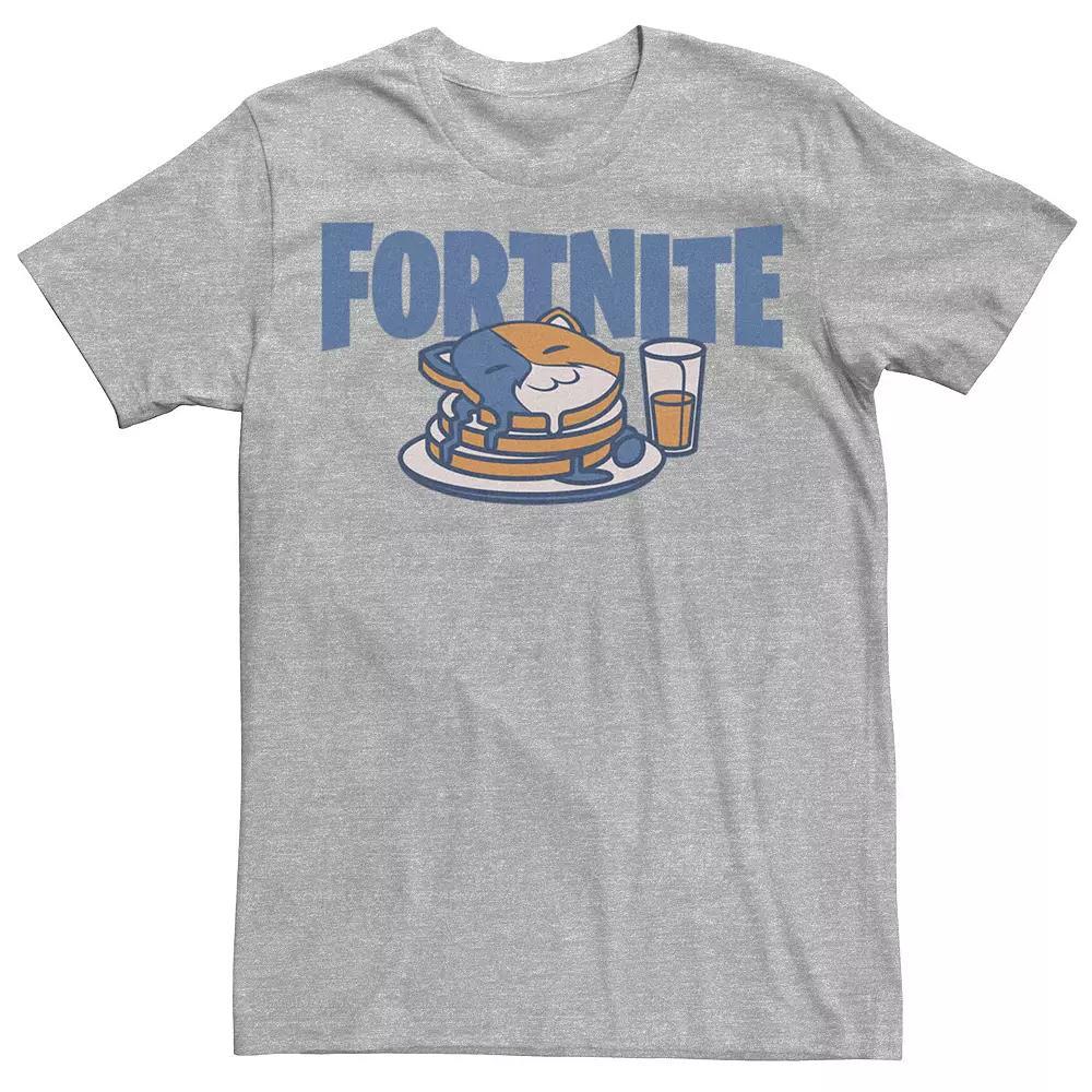 Men's Fortnite Cat Pancakes Tee, Boy's, Size: XL, Athletic Grey Product Image