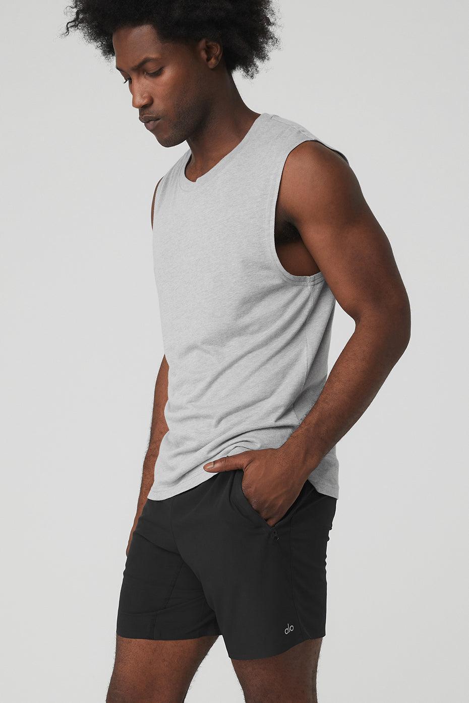 The Triumph Muscle Tank - Athletic Heather Grey Product Image