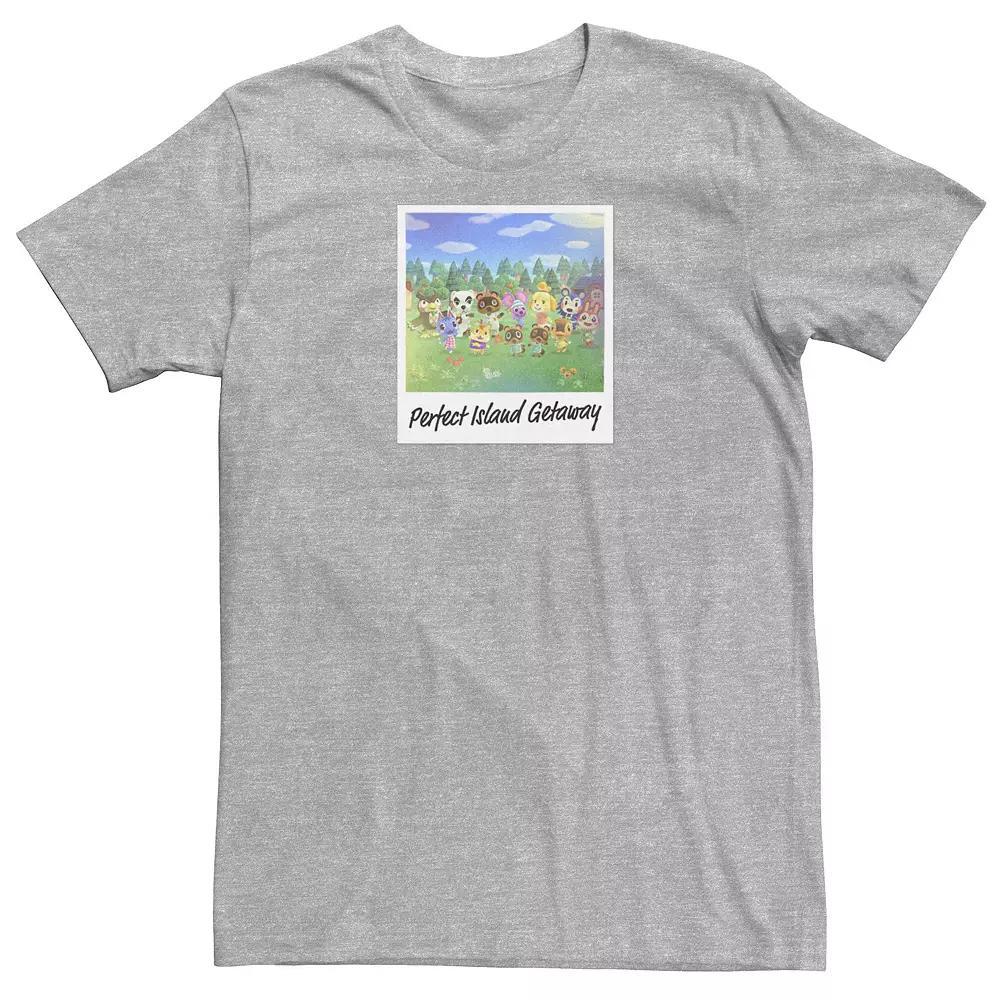 Big & Tall Animal Crossing: New Horizons Perfect Island Getaway Tee, Men's, Size: Large Tall, Athletic Grey Product Image