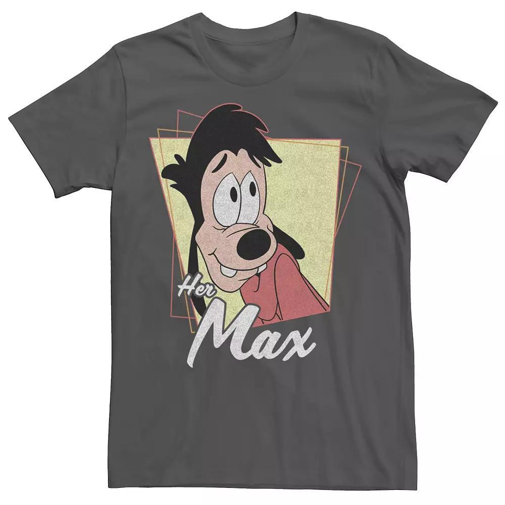 Disney's A Goofy Movie Men's Couples Her Max Tee, Size: Small, Grey Product Image