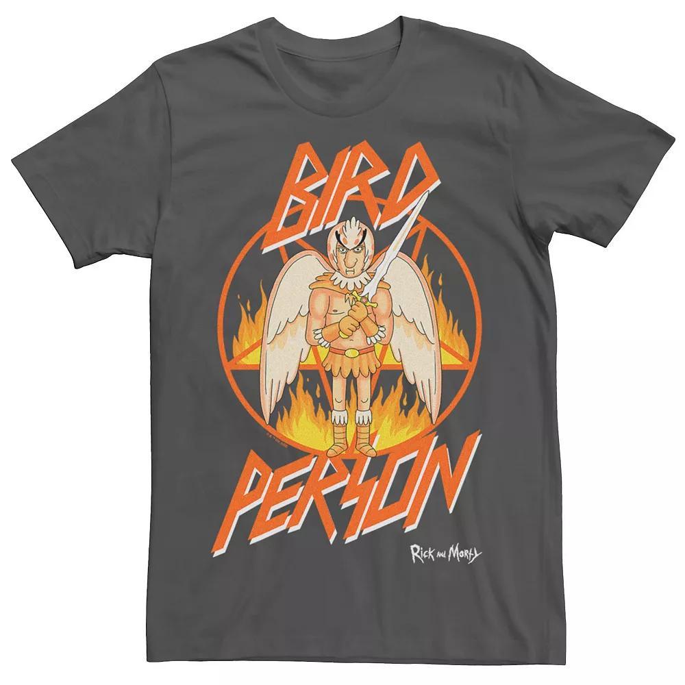 Men's Rick And Morty Bird Person Tee, Size: XL, Grey Product Image
