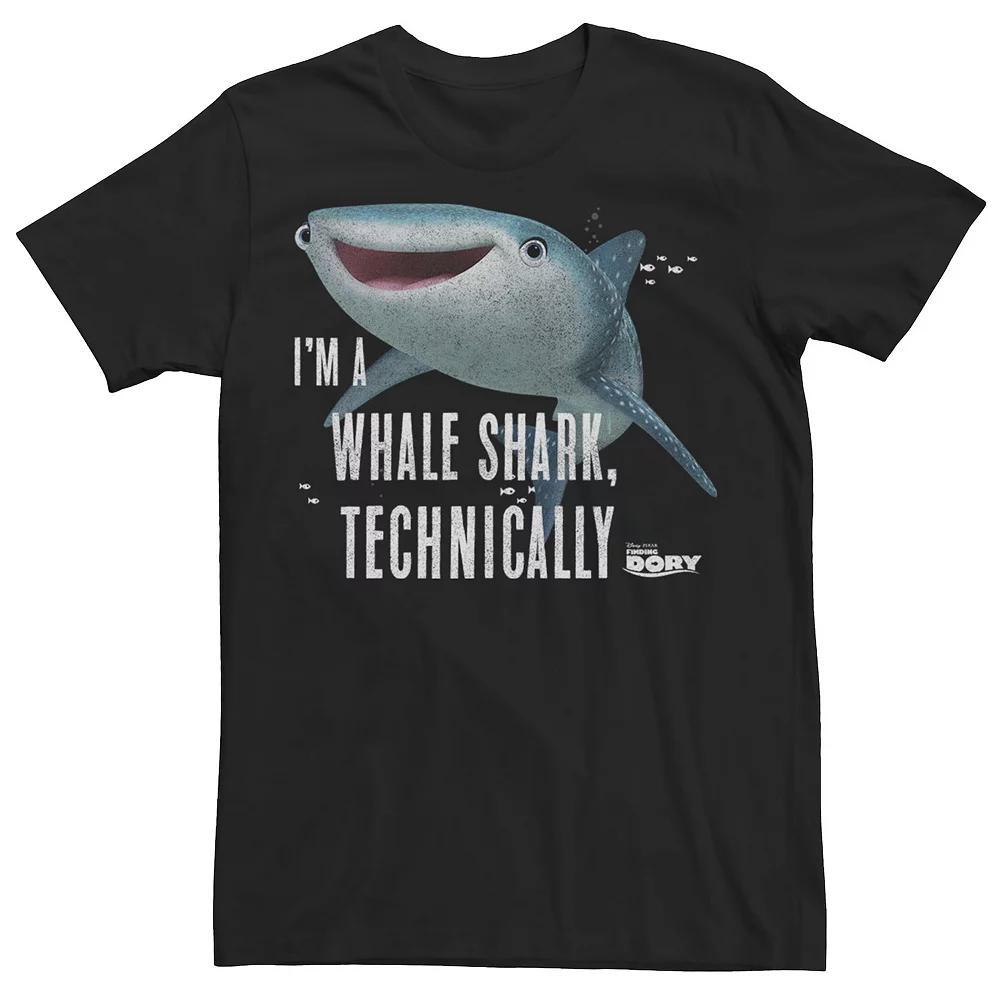 Disney / Pixar's Finding Dory Men's I'm A Whale Shark Technically Tee, Size: Large, Black Product Image